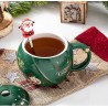 Tazza in ceramica con cucchiaino Natale