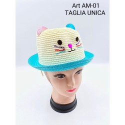 Cappello gattino bambini mare