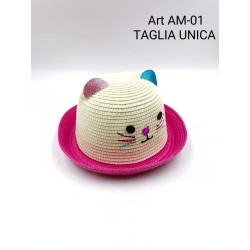 Cappello gattino bambini mare