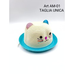 Cappello gattino bambini mare