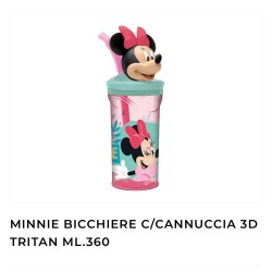 Bicchiere con cannuccia bambini