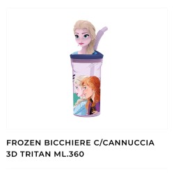 Bicchiere con cannuccia bambini