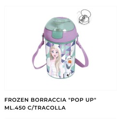 Borraccia pop-up con tracolla