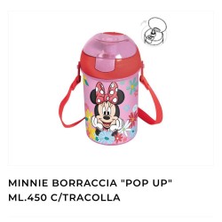 Borraccia pop-up con tracolla