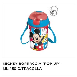 Borraccia pop-up con tracolla