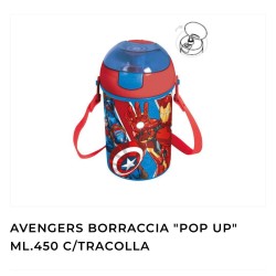 Borraccia pop-up con tracolla