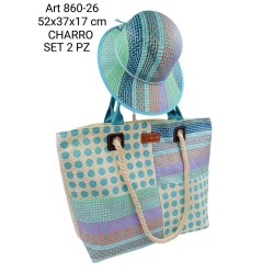 Borsa mare donna + Cappello CHARRO