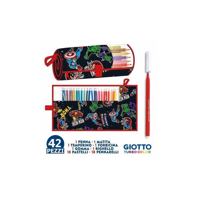 Set Colori GIOTTO ROLL 42 pezzi