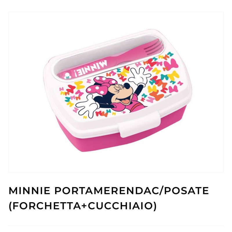 Portamerenda con posate bambini