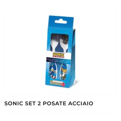 Set 2 posate in acciaio bambini