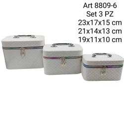 Set portagioie Beauty-case 3 pezzi