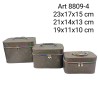 Set portagioie Beauty-case 3 pezzi