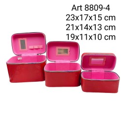 Set portagioie Beauty-case 3 pezzi