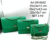 Borsa donna set 3 pezzi