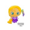 Peluche Principessa con suono 30cm