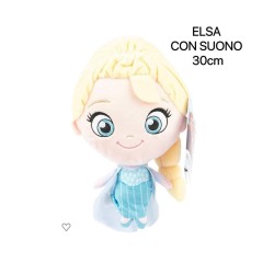 Peluche Principessa con suono 30cm