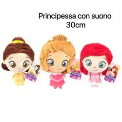 Peluche Principessa con suono 30cm