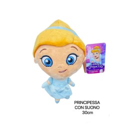 Peluche Principessa con suono 30cm