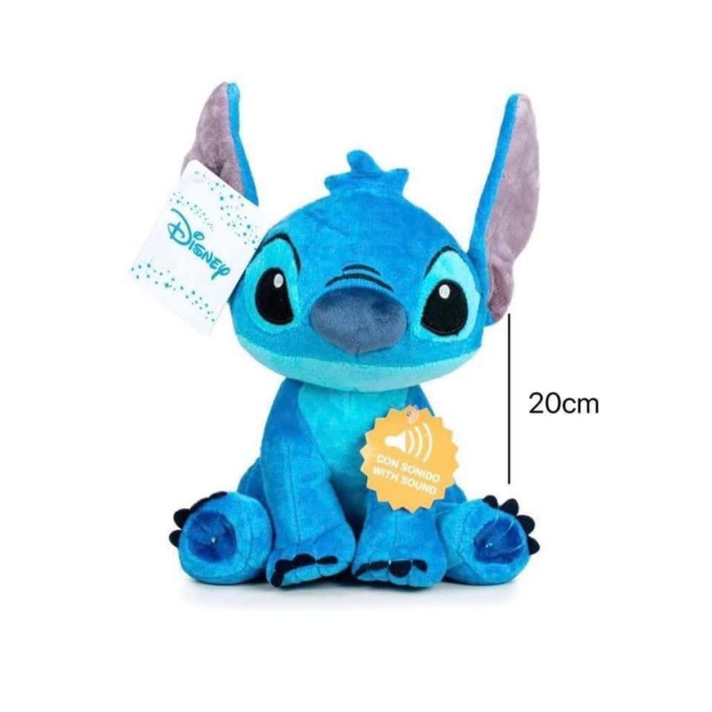 Peluche Stitch con suono 20cm