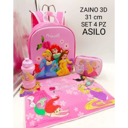 Set Scuola materna bambini 4 pezzi