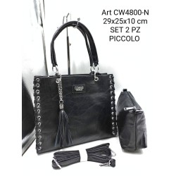 Set 2 pezzi Borsa donna + pochette COVERI