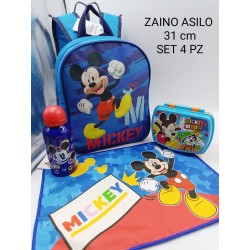 Set Scuola materna bambini 4 pezzi