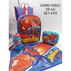 Set Scuola materna bambini 4 pezzi