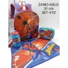 Set Scuola materna bambini 4 pezzi