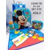 Set Scuola materna bambini 4 pezzi