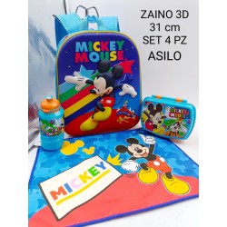 Set Scuola materna bambini 4 pezzi