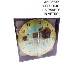 Orologio da parete in vetro