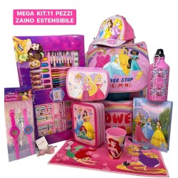 Set scuola 11 pezzi bambina