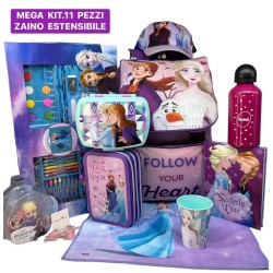 Set scuola 11 pezzi bambina