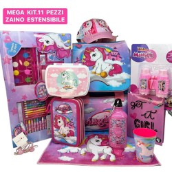 Set scuola 11 pezzi bambina