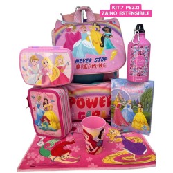 Set scuola 7 pezzi bambina