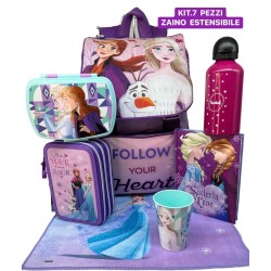 Set scuola 7 pezzi bambina