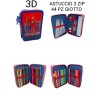 Astuccio 3D bambini + 44 pz GIOTTO