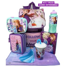 Set scuola 7 pezzi bambina