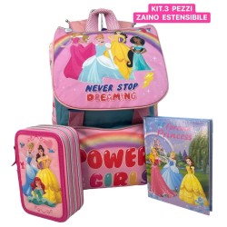 Set scuola 3 pezzi bambina