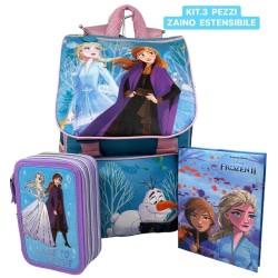 Set scuola 3 pezzi bambina