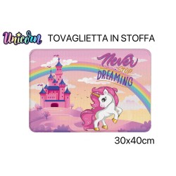 Tovaglietta merenda in stoffa bambini