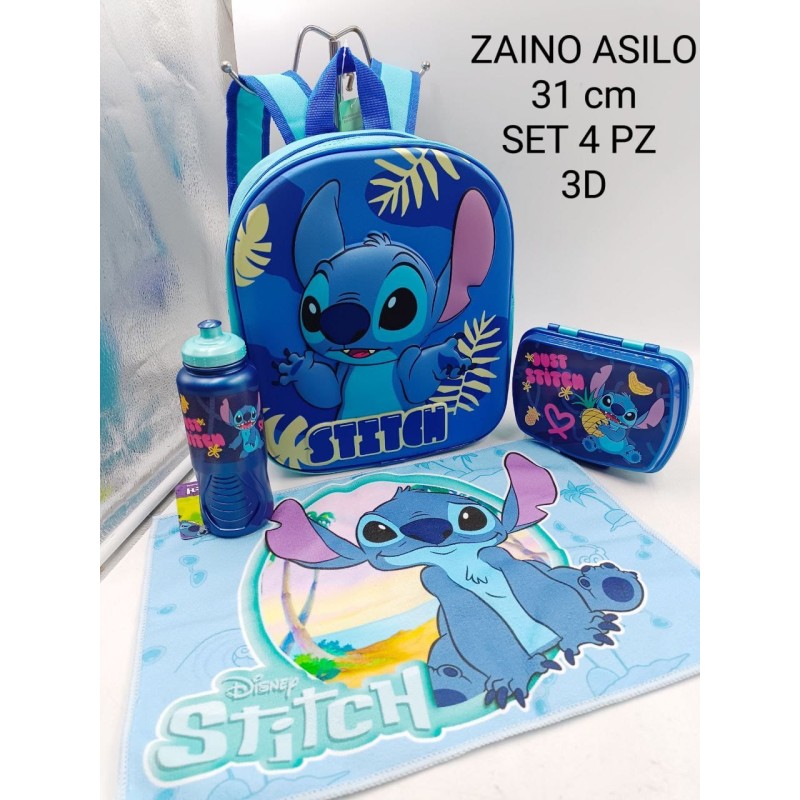 Set Scuola materna 4 pezzi Stitch bambini