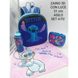 Set Scuola materna 4 pezzi Stitch bambini