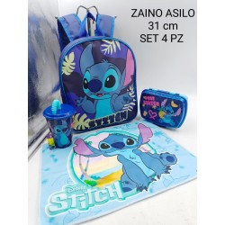 Set Scuola materna 4 pezzi Stitch bambini