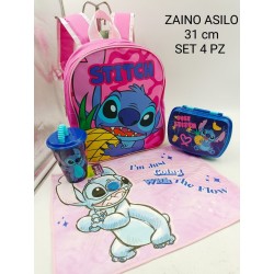 Set Scuola materna 4 pezzi Stitch bambini