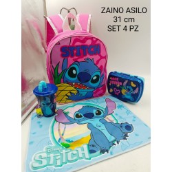 Set Scuola materna 4 pezzi Stitch bambini