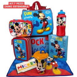 Set scuola bambino 7 pezzi