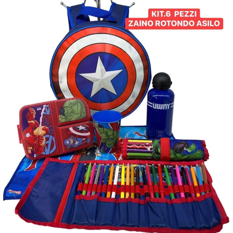 Set Scuola materna 6 pezzi bambini