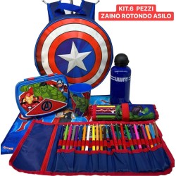 Set Scuola materna 6 pezzi bambini