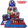 Set Scuola bambini 7 pezzi con cappello